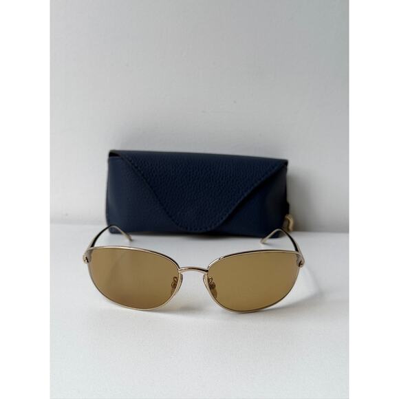 NEW Loewe LW40164U Mask Wrap Sunglasses in Gold Brown main image 7